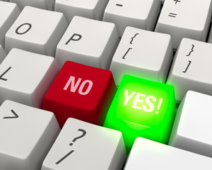 Choose YES! Keyboard