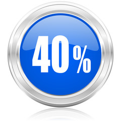 40 percent icon