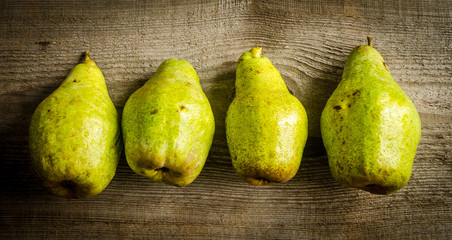 Green pears