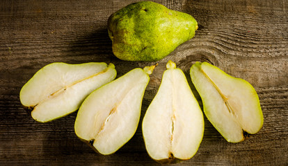 Green pears