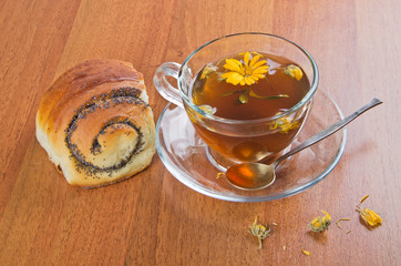 homemade baking and tea