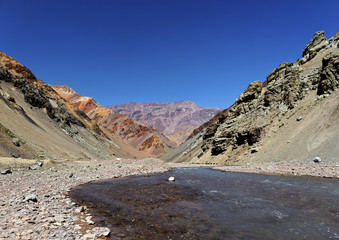 Torrent dans les Andes