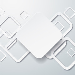 Background with paper white square notes.