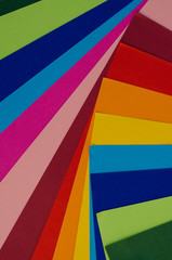 multi colored papers