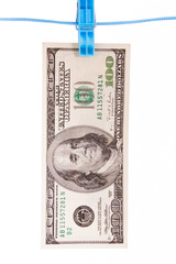 Dollar Pin and Clothespin