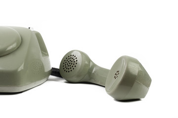 Old wrecked scratched phone