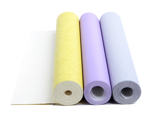 Wallpaper isolated on white