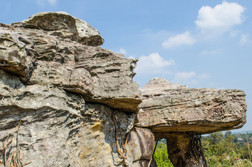 Amazing Shape of Rock at Pa Hin Ngam National Park