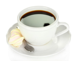 Coffee cup isolated on white