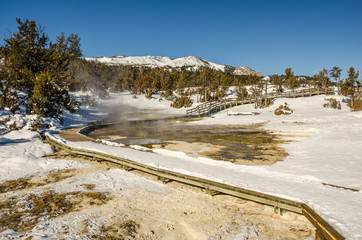 Winter in Yellowstone National Park