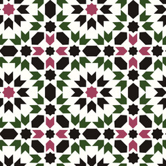 seamless islamic geometric pattern