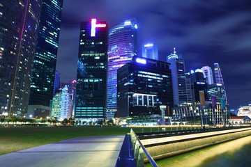 Fototapeta na wymiar Urban cityscape in Singapore