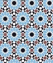 seamless islamic geometric pattern