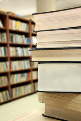 Books in library