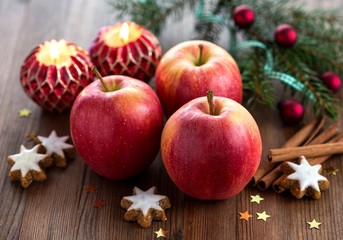 Christmas apples