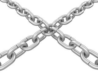 Obraz premium Chain (clipping path included)