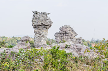 Amazing Shape of Rock at Pa Hin Ngam National Park