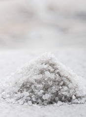 White crystal salt