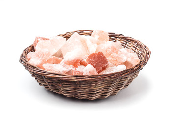 Fototapeta na wymiar Himalayan pink salt