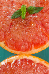 Baked grapefruit