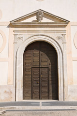 Fototapeta na wymiar Kościół św Antonio. Pisticci. Basilicata. Włochy.