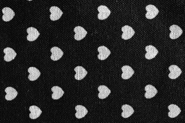 Black and White Hearts as Background