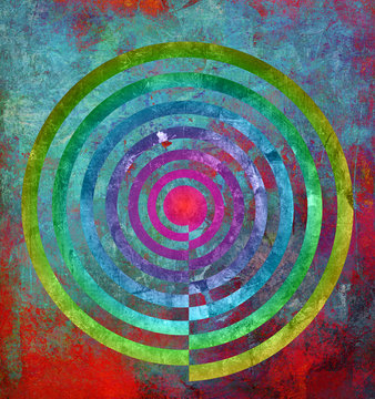 abstrakt textur zentrum spirale