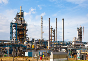 Fototapeta na wymiar petroleum refinery