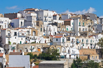Naklejka premium Panoramic view of Pisticci. Basilicata. Italy.