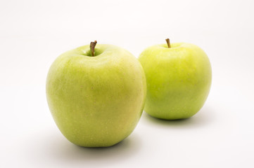 two green apples