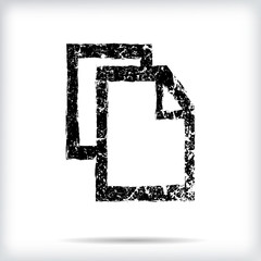 Grunge web icon