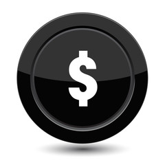 Button with dollar