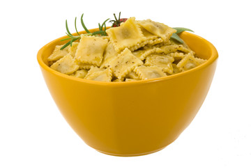 Ravioli with herbs