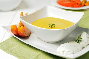 Creamed pumpkin soup