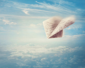 Paper airplane © Elena Schweitzer