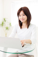 attractive asian woman lifestyle image