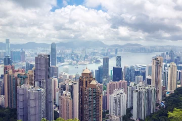 Deurstickers Hong-Kong Hong Kong eiland