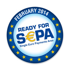 s€pa, ready for sepa, logo button