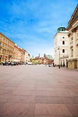 Fototapeta na wymiar Krakowskie Przedmieście street, Warsaw