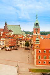 Fototapeta premium Plac Zamkowy i zamek królewski
