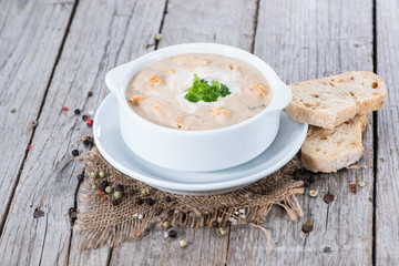Homemade Chanterelle Soup