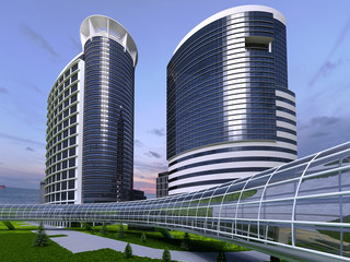 Buildings skyscrapers