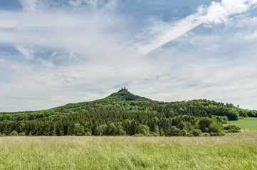 Fototapeta na wymiar Zamek Hohenzollernów w Badenia-Wirtembergia, Niemcy