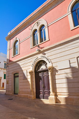 Town Hall Building. Noci. Puglia. Italy.