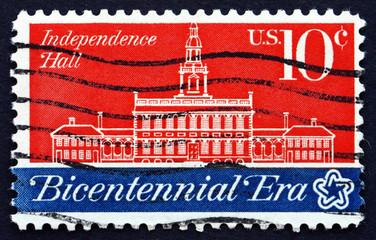 Postage stamp USA 1974 Independence Hall