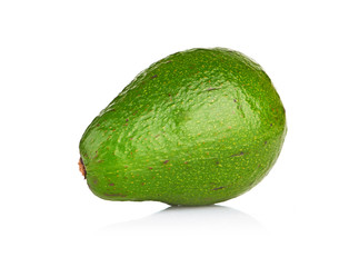 avocado isolated on white