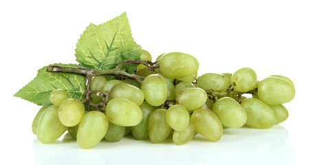 Fresh grape, isolated on white