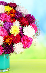 Beautiful bouquet of chrysanthemums
