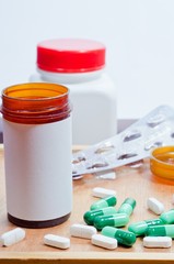 pills and bottle