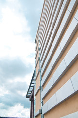 modern silhouettes of skyscrapers. Business building